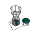 "CHUCK A LUCK" w metalu 25 cm - z zielonym filcowym stołem do gry