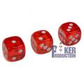 Chuck a Luck de metal 45 cm - Com tapete de jogo em feltro verde