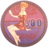 Pokerchip "VINTAGE BEAUTY 500" - 12g - 43mm - aus Keramik - einzeln erhältlich.