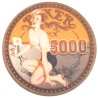 "VINTAGE BEAUTY 5000" poker chip - 12g - 43mm - made of ceramic - sold individually.