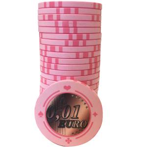 Jetons de Cash Game "EURO - SÉRIE 1" - Edition limitée - en céramique - 10g
