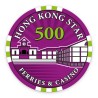 Żeton do pokera "HONG KONG STAR 500" - ceramiczny - 10g