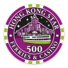 Ficha de póker "HONG KONG STAR 500" - de cerámica - 10g