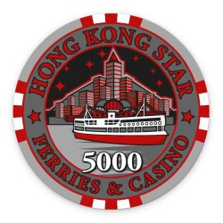 Pokermarker "HONG KONG STAR 5000" - i keramik - 10g