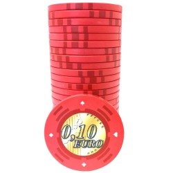 Cash Game Chip "EURO - SERIES 2 - 0.10" - Limited Edition - Ceramic - 10g