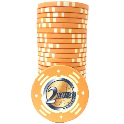 Żeton Cash Game "EURO - SERIA 2 - 2" - Edycja limitowana - z ceramiki - 10g