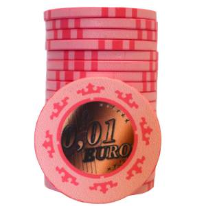 Cash Game "EURO - SERIES 3 - 0.01" Token - Limited Edition - Ceramic - 10g