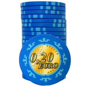 Cash Game Chip "EURO - SERIES 3 - 0.20" - Limited Edition - ceramic - 10g