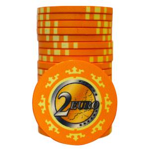 Cash Game Chip "EURO - SERIES 3 - 2" - Limited Edition - Ceramic - 10g