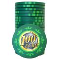 Jeton för Cash Game "EURO - SERIE 3 - 100" - Begränsad upplaga - i keramik - 10g