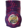 Żeton Cash Game "EURO - SERIA 3 - 500" - Edycja limitowana - ceramika - 10g