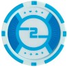 Poker chips "RUNNER UP 2" - 12g - in ABS with metal insert - in rolls of 25 chips