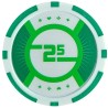 Fichas de póker RUNNER UP 25 - 12g - de ABS con inserto de metal - en rollos de 25 fichas