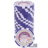 "ROYAL FLUSH 500" poker chips - in ABS with metal insert - roll of 25 chips - 11.5 g