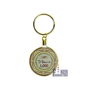 Chaveiro porta-ficha para ficha de poker 40mm