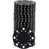 Pokerfiches "SUITED NOIR" - in ABS met metalen inleg - rol van 25 fiches - 11,5 g