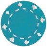 "SUITED SKY BLUE" Poker Chips - made of ABS with metal insert - pack of 25 chips - 11.5 g