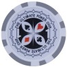 Pokerchips "ULTIMATE POKER CHIPS 1" - i ABS med metallinlägg – 25-chipsrulle – 11,5 g