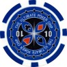 Ultimate Poker Chips 10 - ABS with metal insert - roll of 25 chips - 11.5 g