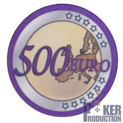 Fiche da poker "EURO 500" - in ceramica - 10g - in vendita singolarmente