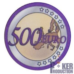 Poker chip "EURO 500" -...