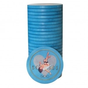 "Poker chips 'PIN UP 500' - ceramic - 10g - sold individually"