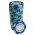 Gettone da poker "CROWN 1" - in clay composite con inserto metallico - 14g - in vendita all'unità