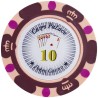 Pokerset "CROWN 10" - i lera komposit med metallinlägg - 14g - säljes styckevis