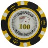 Gettone da poker "CROWN 100" - in composito di argilla con inserto in metallo - 14g - in vendita singolarmente