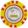 Pokerfiche "CROWN 1000" - in klei-composiet met metalen insert - 14g - te koop per stuk