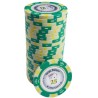Ficha de pôquer "CROWN 25" - em compósito de argila com inserção de metal - 14g - à venda individualmente