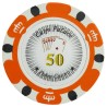 Pokermarker "CROWN 50" - i lera-komposit med metallinsats - 14 g - säljs styckevis