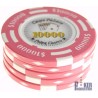 Ficha de pôquer "CHIPS PALACE 10000" - em compósito de argila com inserção de metal - 14g - à venda unitariamente