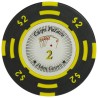 Pokerchip "CHIPS PALACE 2" - aus Tonverbundstoff mit Metalleinsatz - 14g - einzeln erhältlich.