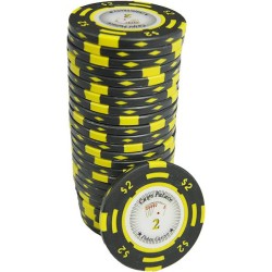 Pokerchip "CHIPS PALACE 2" - aus Tonverbundstoff mit Metalleinsatz - 14g - einzeln erhältlich.