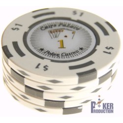 Jeton de poker ''CHIPS PALACE 1'' – en clay composite avec insert métal – 14g – en vente à l'unité