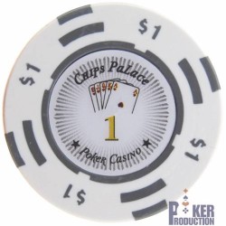 Jeton de poker ''CHIPS PALACE 1'' – en clay composite avec insert métal – 14g – en vente à l'unité