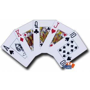 Duo pack Kem "ARROW BRIDGE JUMBO" – 2 jeux de 54 cartes 100% plastique – format bridge - 2 index Jumbo