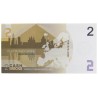 Fascicolo di "25 biglietti falsi da 2€" - imitazione carta di banca - due facce stampate.