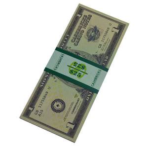 Liasse de "25 billets factices de 1$" – imitation papier de banque - deux faces imprimées