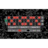 Tapete de "ROULETTE ANGLAISE NOIRE" - 130 x 80 cm - retangular - jersey de neoprene