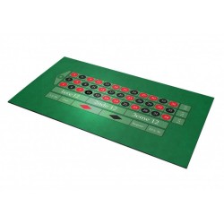 Tappeto "ROULETTE INGLESE VERDE" - 130 x 80 cm - rettangolare - jersey in neoprene