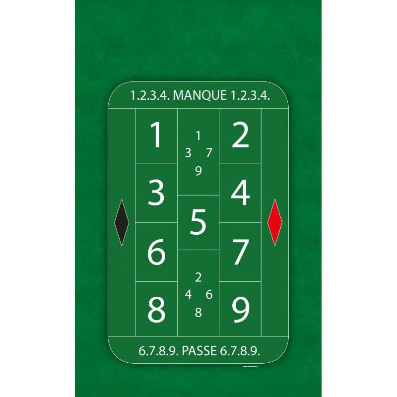 Speelmat van "LA BOULE VERT" - 130 x 80 cm - neopreen jersey