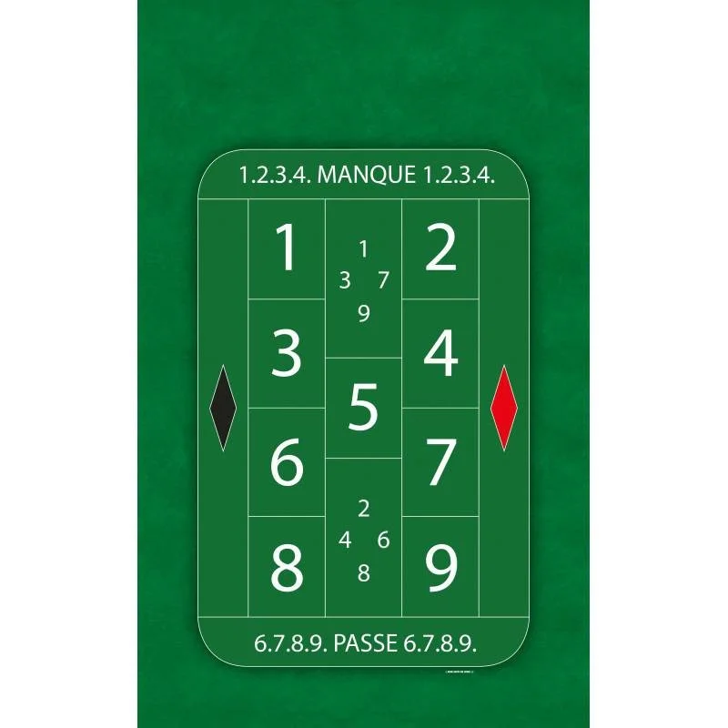 Tapis du jeu de la boule vert 130 x 80 cm