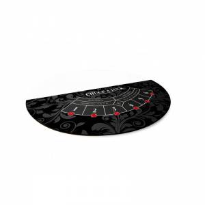 "CHUCK A LUCK NOIR" tapijt - 140 x 70 cm - neopreen jersey - Halfmoon - 4 kleuren