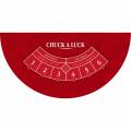 "RED CHUCK A LUCK Rug" - 140 x 70 cm - neoprene jersey - Half-moon - 4 colors