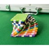 Pokerchip "DICE VIOLET" - i ABS-plast - 75 mm x 45 mm
