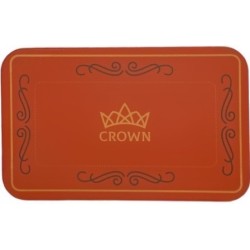 Plaque de poker "CROWN OF LAUREL ORANGE" - en céramique - 75 mm x 45 mm x 3,3 mm