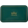 Plaque de poker "CROWN OF LAUREL VERT" - en céramique - 75 mm x 45 mm x 3,3 mm