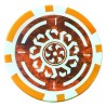 Pokerchips "CELTIK 1" - 12g - aus ABS mit Metalleinsatz - in Rollen mit 25 Chips.